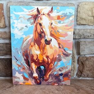 Colorful Horse Canvas Art
